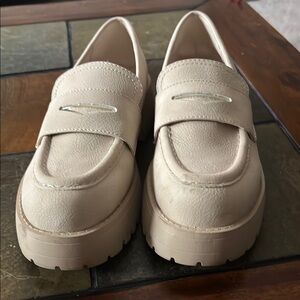 Women's Cream Loafers